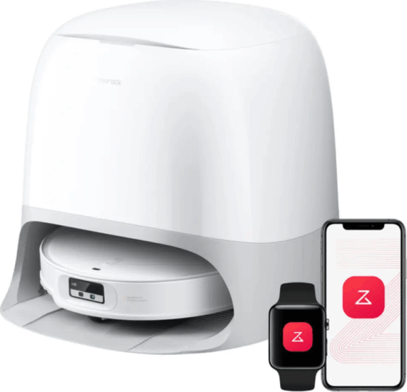 Roborock Qrevo Curv X 2az 1ben robotporszívó Multifunkciós Dokkolóval - Fehér