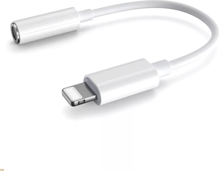 Platinet Lightning apa - Jack 3,5mm anya Átalakító kábel - Fehér