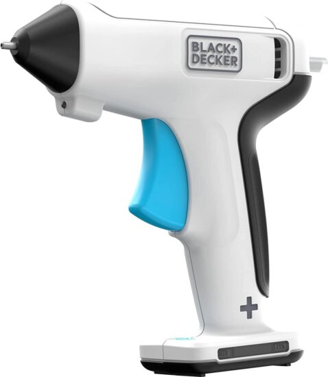 Black&Decker BCGL115 USB-C Akkumulátoros Ragasztópisztoly - Fehér