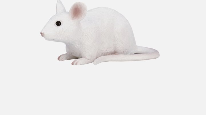 Mojo Egér figura 6,5 cm - Fehér