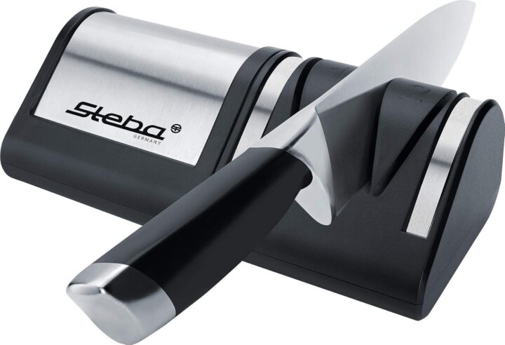 Steba KS 1 Elektromos Késélező 6,5 x 21,5 x 10 cm - Szürke Steba KS 1 Elektromos Késélező 6,5 x 21,5 x 10 cm - Szürke