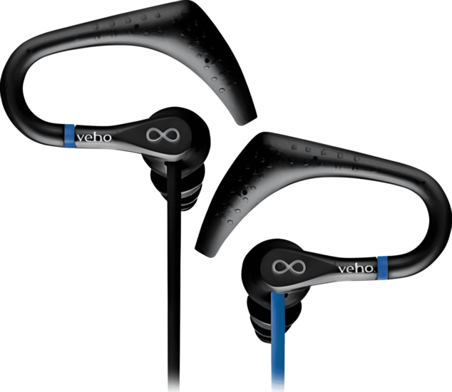 Veho VEP-006-ZS3 Vezetékes Sport Fülhallgató - Fekete/Kék Veho VEP-006-ZS3 Vezetékes Sport Fülhallgató - Fekete/Kék
