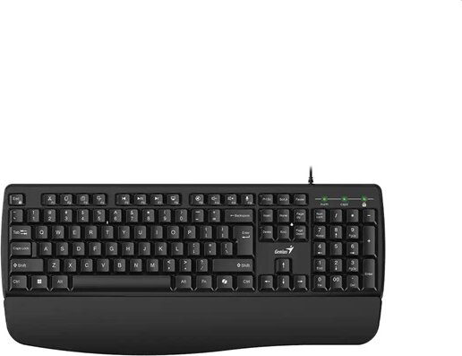Genius KB-123 Vezetékes Ergonomikus Billentyűzet HUN - Fekete