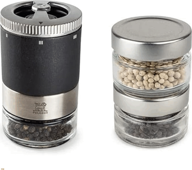 Peugeot 41748 Manuális Borsörlő szett 11cm - Fekete/ Ezüst Peugeot 41748 Manuális Borsörlő szett 11cm - Fekete/ Ezüst