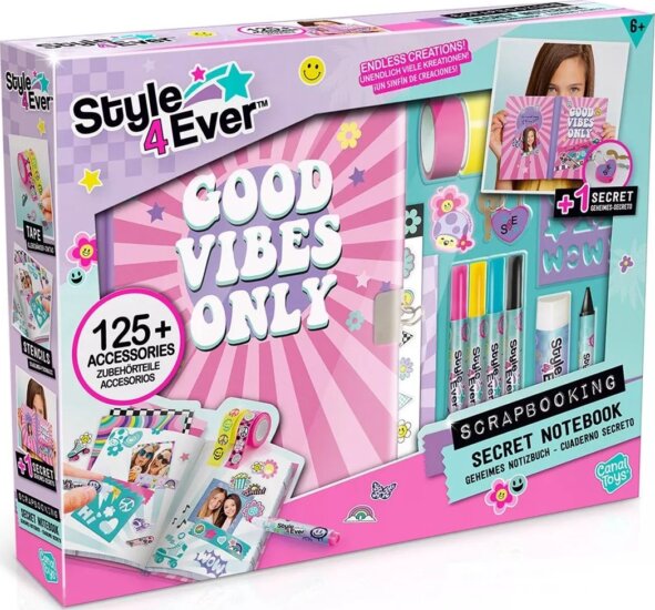 Canal Toys Style 4 Ever Scrapbooking titkos napló szett