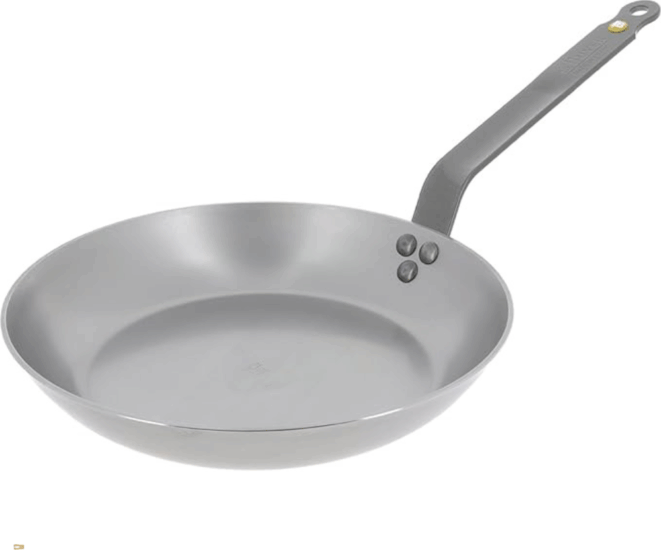 De Buyer DB5610.24 Acél Serpenyő 24 cm - Ezüst/ Fekete De Buyer DB5610.24 Acél Serpenyő 24 cm - Ezüst/ Fekete