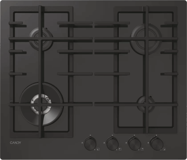 Candy CVFG6BF4PB Beépíthető 4 Zónás Gáz Főzőlap 9450 Watt - Fekete