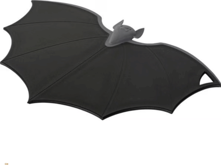 Ototo OT1097 Denevér alakú műanyag vágódeszka 25 x 38 cm - Fekete