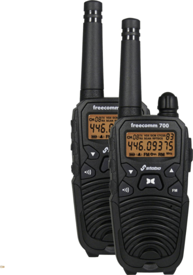 Stabo freecomm 700 2 db Walkie Talkie 10 km hatótávval - Fekete