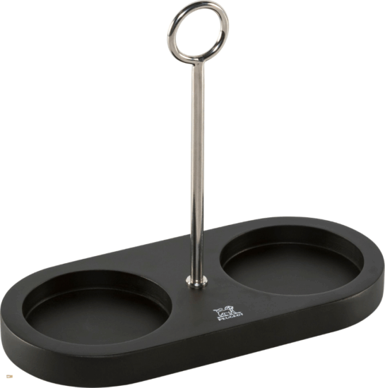 Peugeot 44565 Bambusz Só - és borsörlő alátét - Fekete/Ezüst