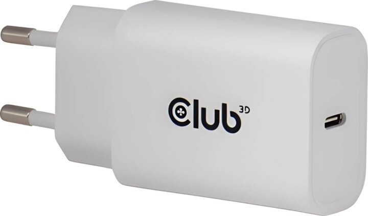 Club 3D CAC-3020 USB-C Hálozati Gyorstöltő Adapter 30W (2db / csomag) - Fehér Club 3D CAC-3020 USB-C Hálozati Gyorstöltő Adapter 30W (2db / csomag) - Fehér