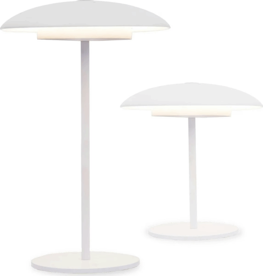 New Garden Sardinia 30 Újratölthető Kültéri/Beltéri asztali LED lámpa 28cm - Fehér