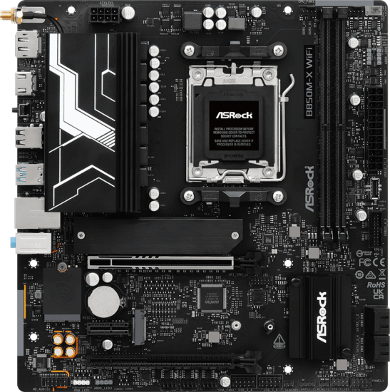 ASRock B850M-X WIFI R2.0 DDR5 AMD AM5 B850 mATX Alaplap