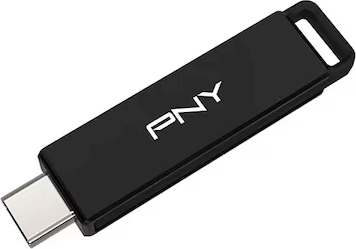 PNY Elite-X Type-C USB 3.2 128 GB Pendrive - Fekete