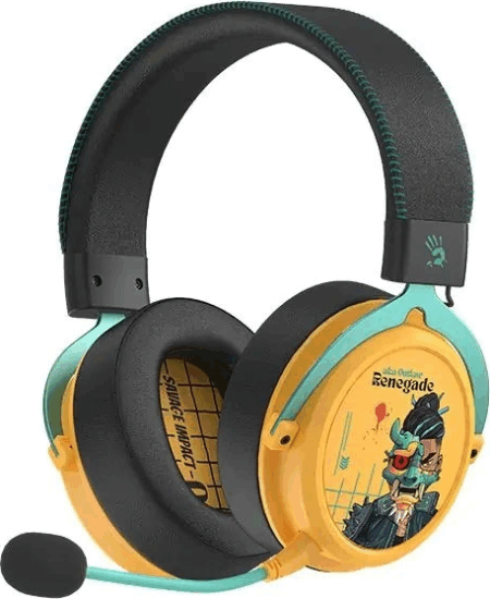 A4-Tech Bloody MR595 Renegade Bluetooth Gamer Fejhallgató Headset - Narancssárga / Mintás A4-Tech Bloody MR595 Renegade Bluetooth Gamer Fejhallgató Headset - Narancssárga / Mintás