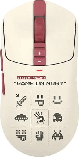 A4-Tech Bloody R72 Ultra Duo Pixels Wireless Gaming Egér - Fehér / Piros