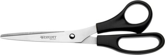 Acme Rozsdamentes Acél Irodai Olló 21cm - Fekete