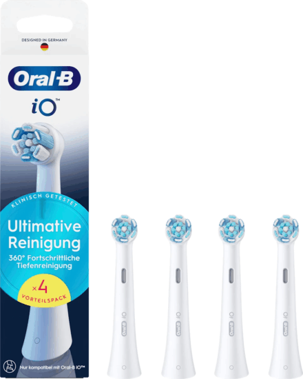 Oral-B iO Ultimative Reinigung Elektromos fogkefe Pótfej - Fehér (4db) Oral-B iO Ultimative Reinigung Elektromos fogkefe Pótfej - Fehér (4db)