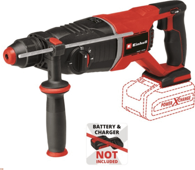 Einhell 4514270 Professional Akkumlátoros Ütvefúró (Akku és töltő nélkül) - Fekete/Piros