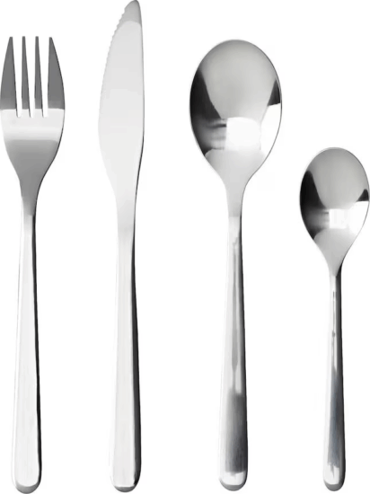Alessi Clivo Rozsdamentes Acél Evőeszköz Készlet 24 Darabos - Inox