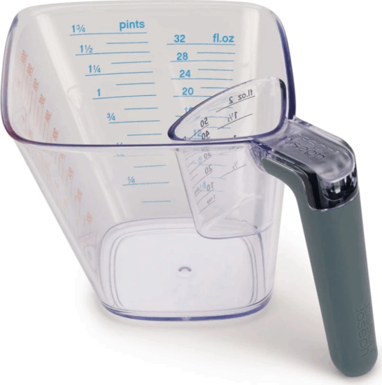 Joseph Joseph Align 2 részes műanyag mérőpohár szett - Átlátszó