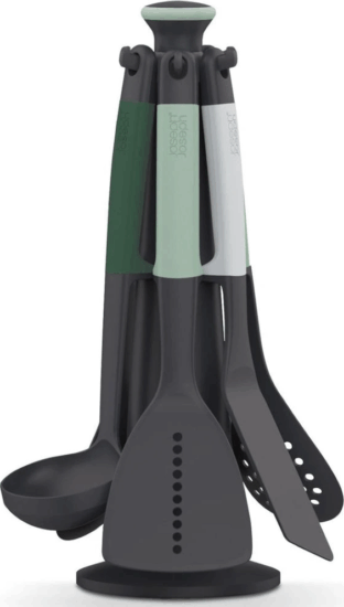 Joseph Joseph Elevate szilikon konyhai tálaló eszköz készlet állvánnyal 6 darabos - Zöld