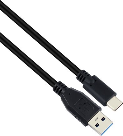 IRIS USB Type-C 3.1 Apa - USB Type-C 3.2 Apa Adat és Töltőkábel 2m - Fekete