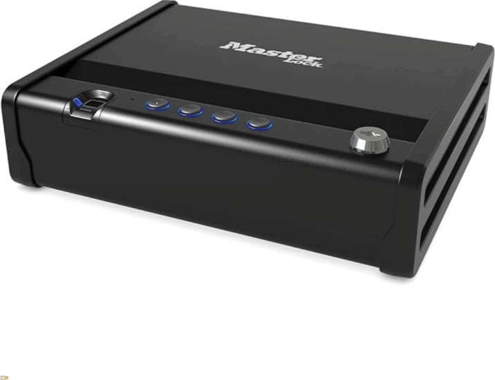 Master Lock MLD08EB Biometrikus záras Biztonsági hordozható széf - Fekete