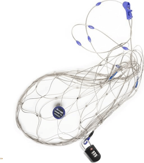 Pacsafe 10180999 Hátizsák védő acél háló zárral 85L -ig Pacsafe 10180999 Hátizsák védő acél háló zárral 85L -ig