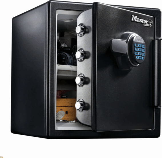 Master Lock LFW123FTC XL Elektromos számzáras Biztonsági bútorszéf - Fekete