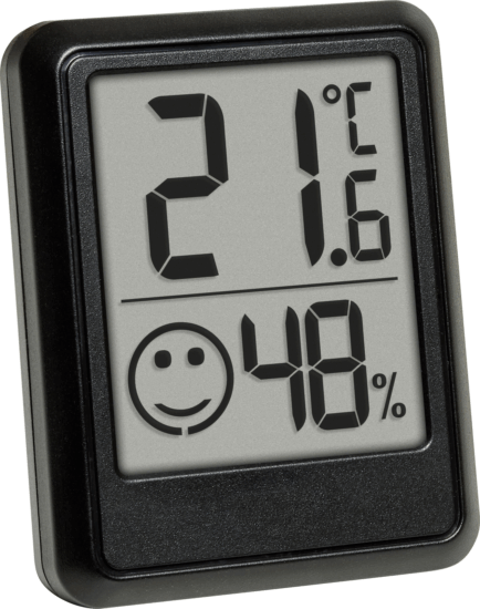TFA 30.5060.01Digitális Hő- és páratartalommérő - Fekete