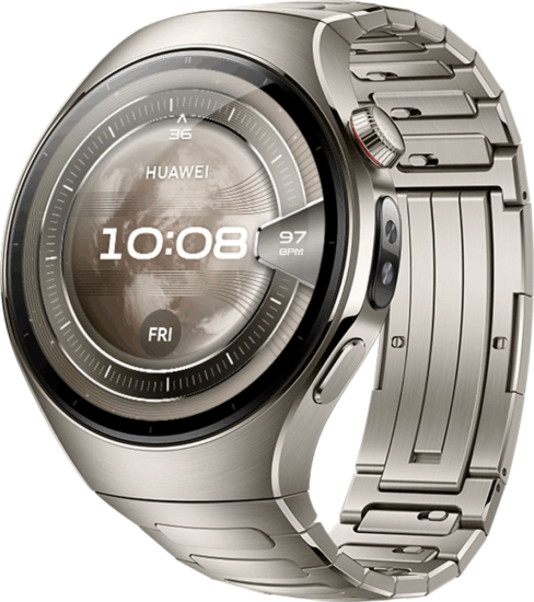 Huawei Watch 5 Titán 46mm 4G/LTE Okosóra - Titánium