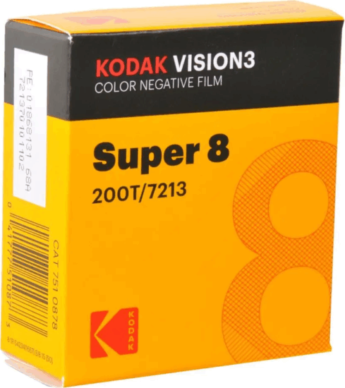 Kodak S8 Vision3 200T 8mm Színes Negatív film 15m Kodak S8 Vision3 200T 8mm Színes Negatív film 15m