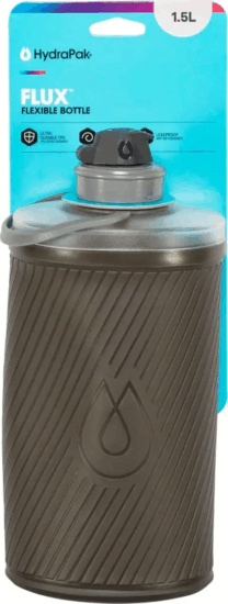HydraPak Flux Műanyag Összenyomható Kulacs 1500ml - Szürke