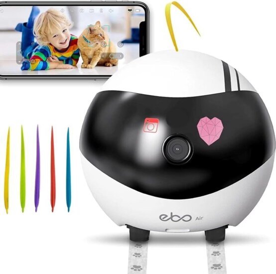 Enabot EBO Air Pet Okos Kisállat Figyelő kamera - Fehér Enabot EBO Air Pet Okos Kisállat Figyelő kamera - Fehér