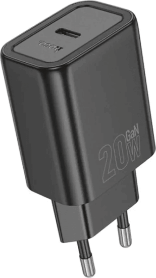 Hoco N60 USB-C Hálózati Töltő Adapter 20W - Fekete