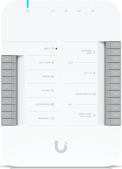 Ubiquiti UA-Hub-Door UniFi Access 4xGbE LAN Poe IP Beléptető rendszer HUB