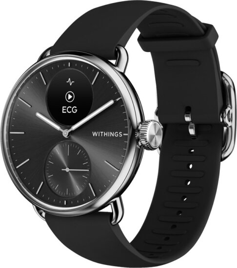Withings ScanWatch 2 Okosóra 38mm - Fekete/Ezüst