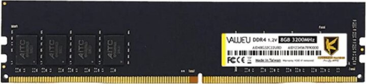 Kingsman 8GB / 3200 DDR4 CL22 Single Desktop RAM