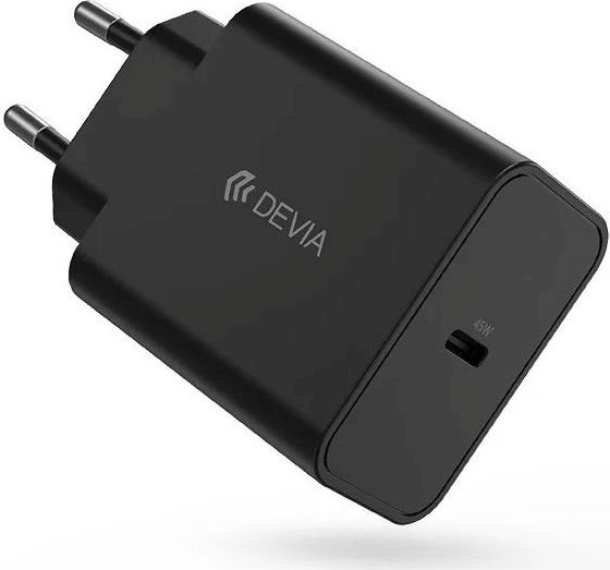 Devia ST112872 Rocket Series USB-C Hálózati Gyorstöltő Adapter 45W - Fekete Devia ST112872 Rocket Series USB-C Hálózati Gyorstöltő Adapter 45W - Fekete