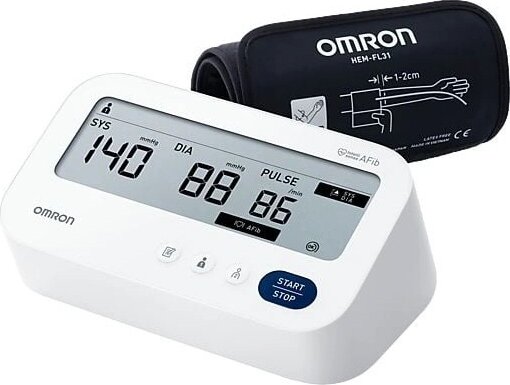 Omron M3 Comfort AFib Felkaros Digitális Vérnyomásmérő - Fehér