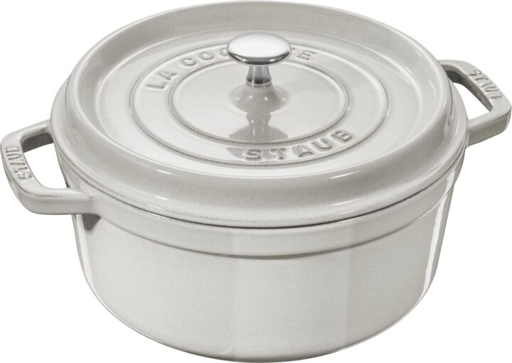 Staub La Cocotte Öntöttvas Főzőedény Ø 24cm 3,8L - Fehér