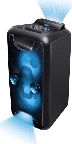 SAL PAR 2200BT Bluetooth LED Party Hangszóró 60W - Fekete SAL PAR 2200BT Bluetooth LED Party Hangszóró 60W - Fekete