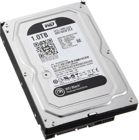 Western Digital 1TB Black SATA3 3.5" HDD
