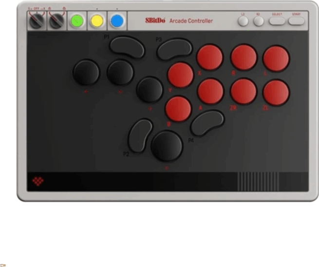 8BitDo Arcade Stick Vezeték nélküli Kontroller Gamepad (Nintendo Switch / Switch 2 / PC)