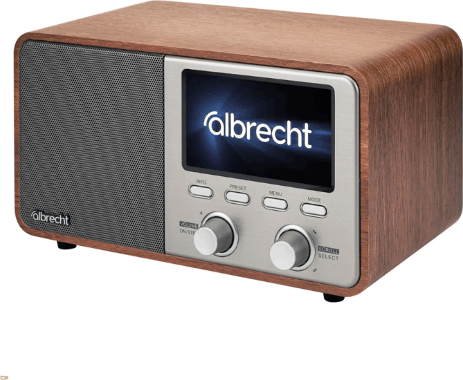 Albrecht DR 760 DAB+ FM Asztali Rádió - Barna/Szürke Albrecht DR 760 DAB+ FM Asztali Rádió - Barna/Szürke
