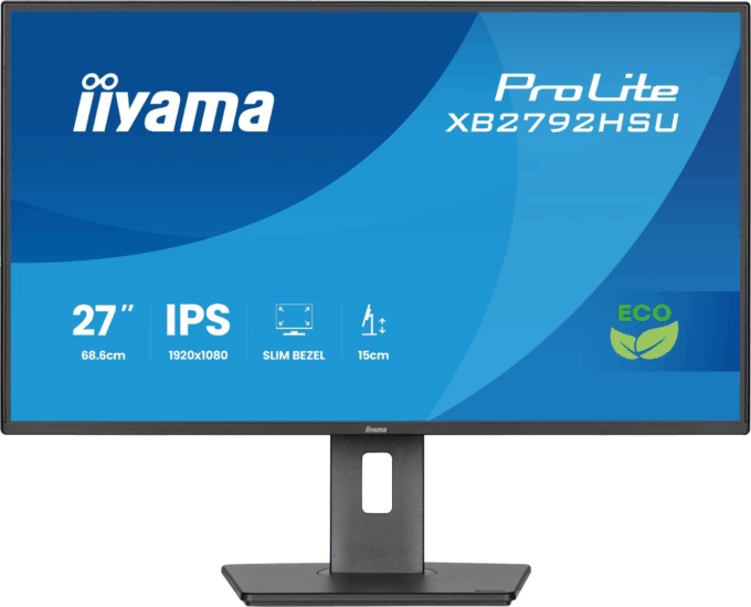 iiyama 27" XB2792HSU-B1 ProLite 16:9 FullHD IPS LED Monitor - Fekete