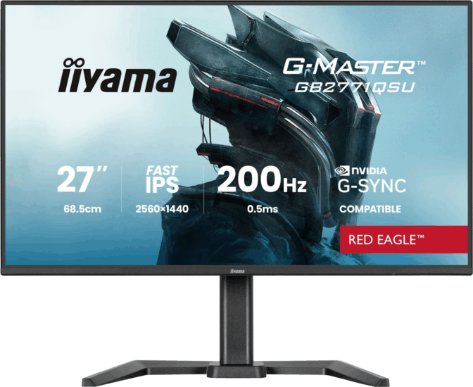 iiyama 27" GB2771QSU-B1 G-Master 16:9 QHD IPS LED Gaming Monitor - Fekete