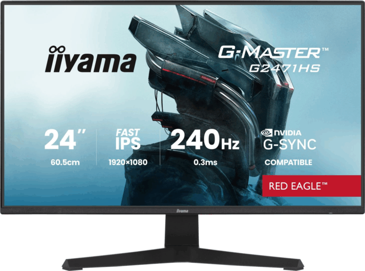 iiyama 23,8" G2471HS-B1 G-Master 16:9 FullHD IPS LED Gaming Monitor - Fekete