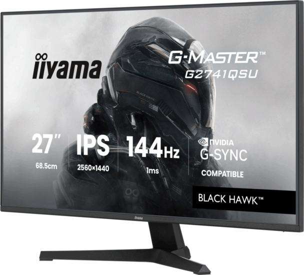 iiyama 27" G2741QSU-B1 G-Master 16:9 QHD IPS LED Gaming Monitor - Fekete
